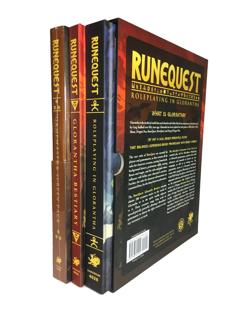 Runequest Roleplaying in Glorantha Box Set