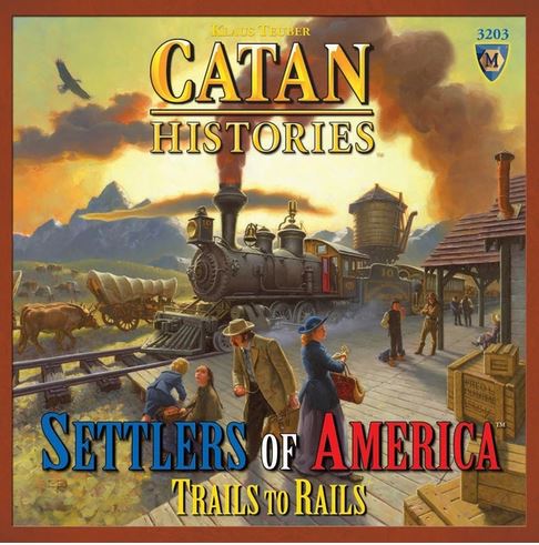 Catan Settlers of America Trails to Rails (Ex Demo Copy)
