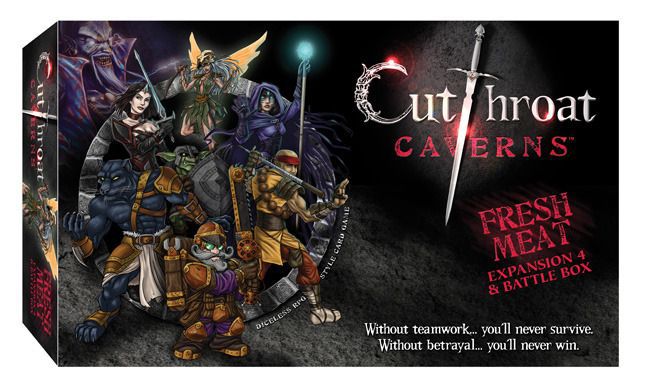 Cutthroat Caverns Freash Meat Expansion 4 & Battle Box