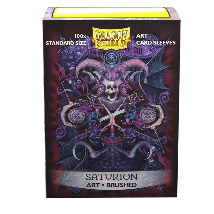Dragon Shield Brushed Art Sleeves - Saturion 100ct