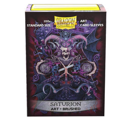Dragon Shield Brushed Art Sleeves - Saturion 100ct