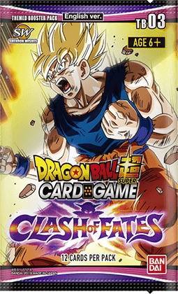 Dragon Ball Super Card Game Themed Booster 3 Clash of Fates Booster