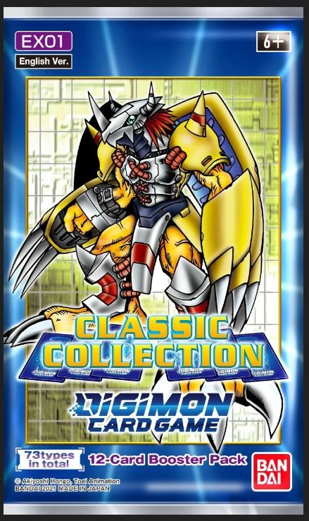 Digimon Card Game Classic Collection (EX01) Booster Pack