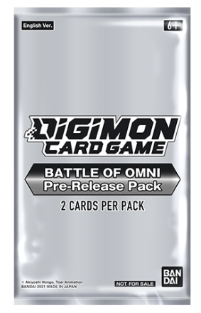 Digimon Card Game Series 05 Battle of Omni Pre-Release At Home