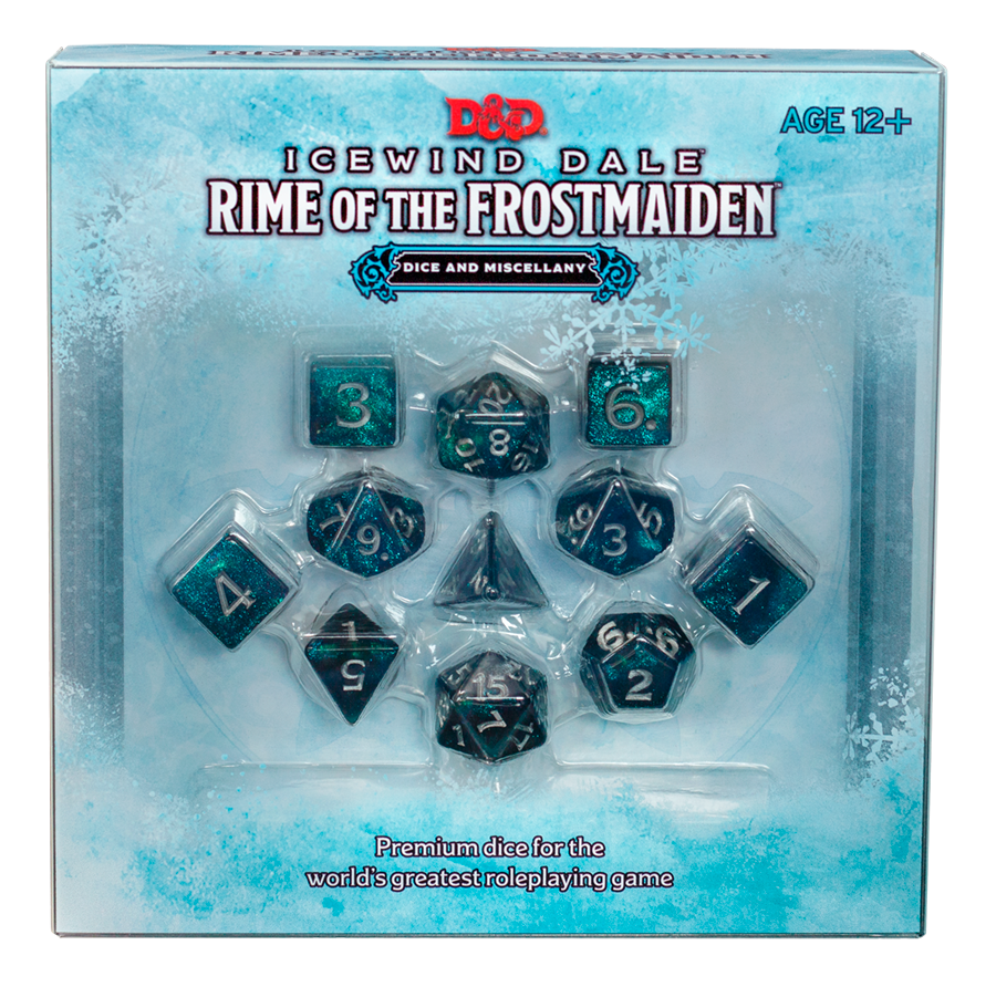 D&D Icewind Dale: Rime of the Frostmaiden Dice & Miscellany