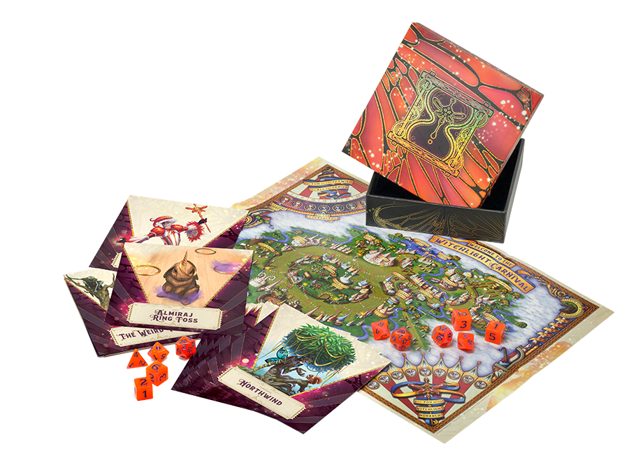 D&D The Witchlight Carnival Dice & Miscellany
