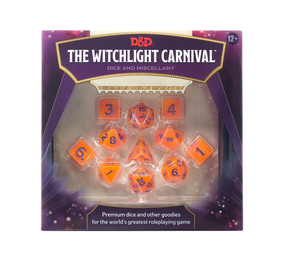 D&D The Witchlight Carnival Dice & Miscellany