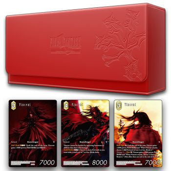 Final Fantasy TCG Limited Edition Vincent Red Triple Deck Case