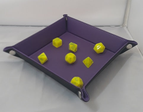 Folding Dice Tray Purple