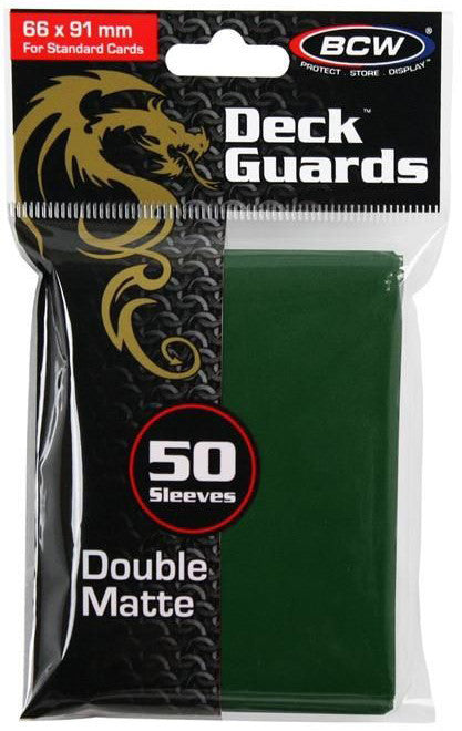 BCW Deck Protectors Standard Matte (50 Sleeves Per Pack)
