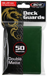 BCW Deck Protectors Standard Matte (50 Sleeves Per Pack)