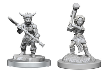 D&D Nolzurs Marvelous Unpainted Miniatures Halfling Barbarians