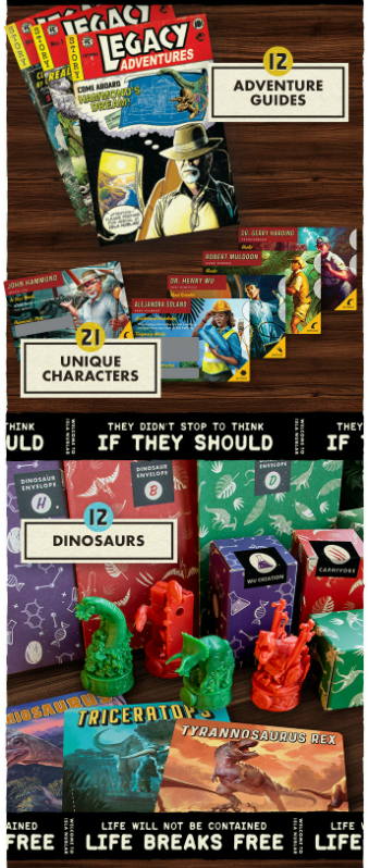 Jurassic World: The Legacy of Isla Nublar Kickstarter Edition