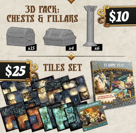 Massive Darkness Kickstarter Edition (Core Box Open and Not Sealed)