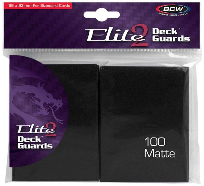 BCW Deck Protectors Standard Elite2 Matte (100 Sleeves Per Pack)