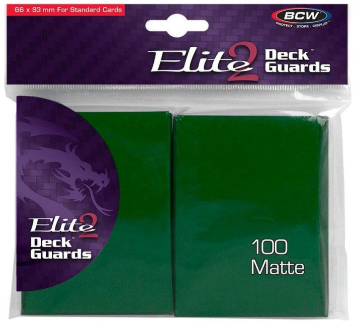 BCW Deck Protectors Standard Elite2 Matte (100 Sleeves Per Pack)