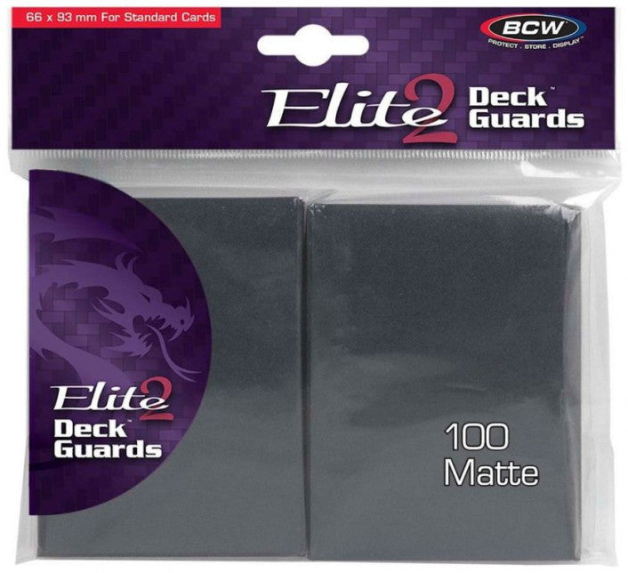 BCW Deck Protectors Standard Elite2 Matte (100 Sleeves Per Pack)