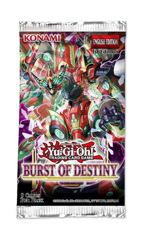 Yu-Gi-Oh Burst of Destiny Booster Pack