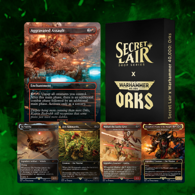 Secret Lair x Warhammer 40,000: Orks Regular Edition