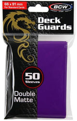 BCW Deck Protectors Standard Matte (50 Sleeves Per Pack)