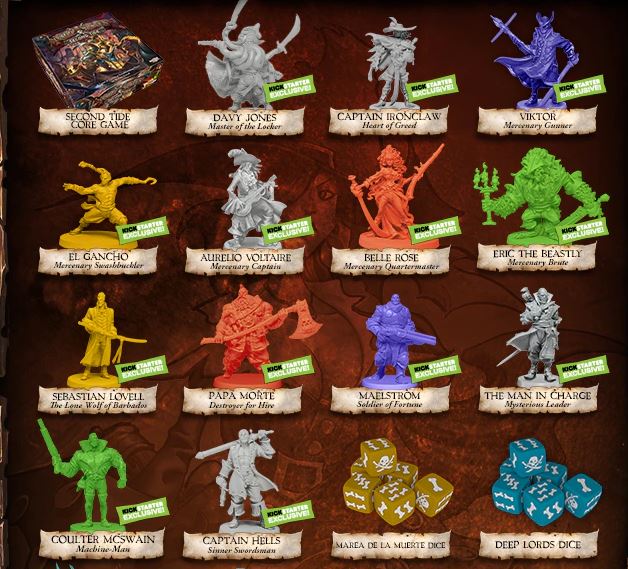 Rum & Bones + Rum & Bones Second Tide Kickstarter Editions + Add-Ons