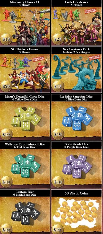 Rum & Bones + Rum & Bones Second Tide Kickstarter Editions + Add-Ons