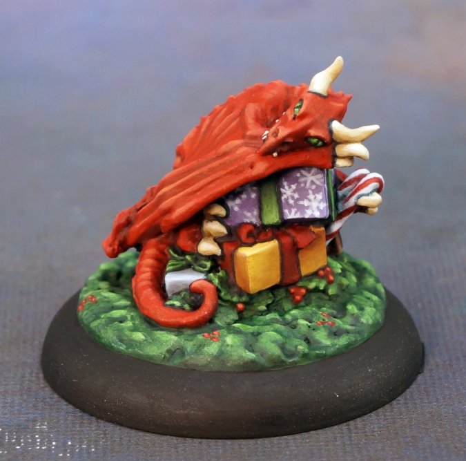 Christmas Dragon Hoard - Unpainted