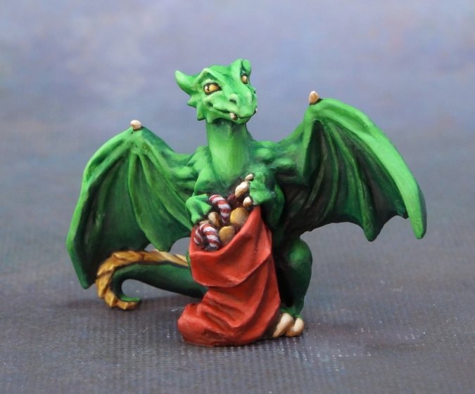 Dragon and Stocking - Unpainted