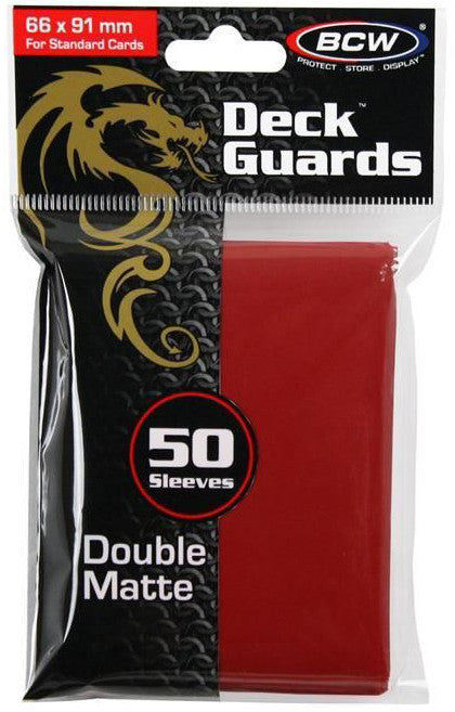 BCW Deck Protectors Standard Matte (50 Sleeves Per Pack)