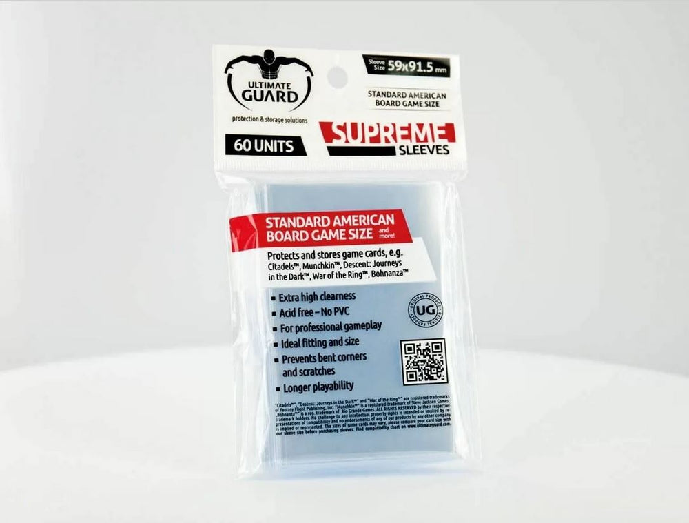 Ultimate Guard Standard American 59mm x 91.5mm 50ct Supreme Sleeves