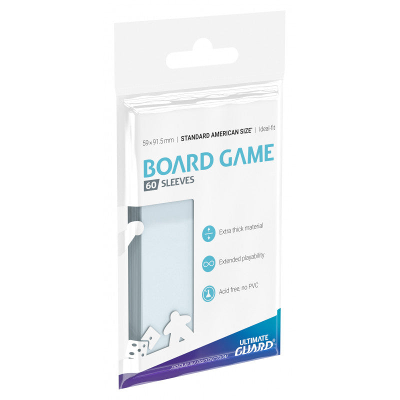 Ultimate Guard Standard American Board Game 59 x 91.5 mm 60ct Premium Soft Sleeves
