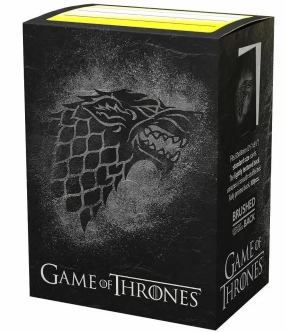 Dragon Shield Brushed Art Sleeves - Game of Thrones House Stark 100ct