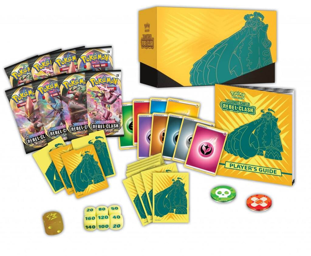 Pokemon TCG Sword & Shield Rebel Clash Elite Trainer Box