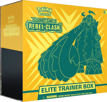 Pokemon TCG Sword & Shield Rebel Clash Elite Trainer Box
