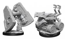 D&D Nolzurs Marvelous Unpainted Miniatures Stone Defender & Oaken Bolter