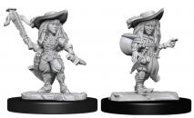 Pathfinder Deep Cuts Unpainted Miniatures Gnome Bard Female