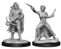 WizKids Deep Cuts Unpainted Miniatures Bounty Hunter & Outlaw