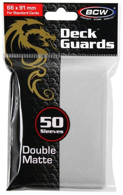 BCW Deck Protectors Standard Matte (50 Sleeves Per Pack)