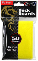 BCW Deck Protectors Standard Matte (50 Sleeves Per Pack)