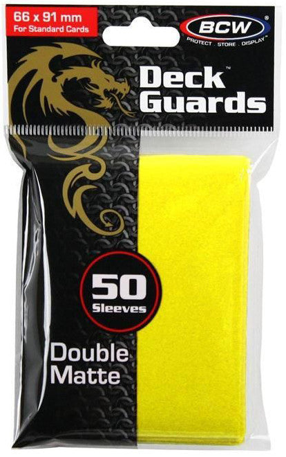 BCW Deck Protectors Standard Matte (50 Sleeves Per Pack)