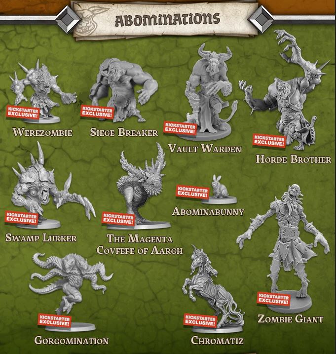 Zombicide Green Horde Kickstarter Edition + Add-Ons