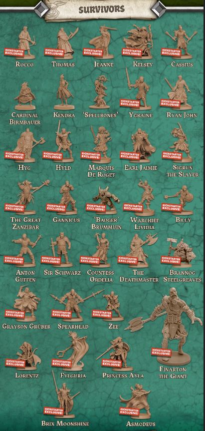 Zombicide Green Horde Kickstarter Edition + Add-Ons