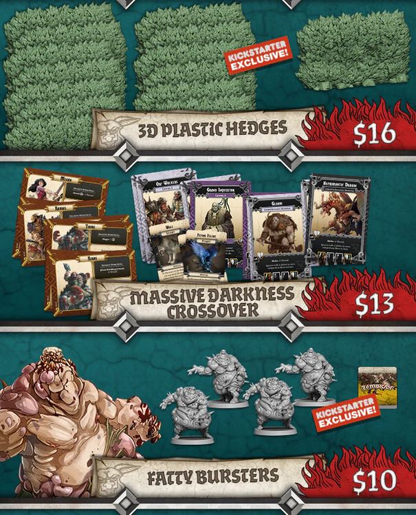 Zombicide Green Horde Kickstarter Edition + Add-Ons