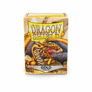Dragon Shield Matte Sleeves - Gold 100ct