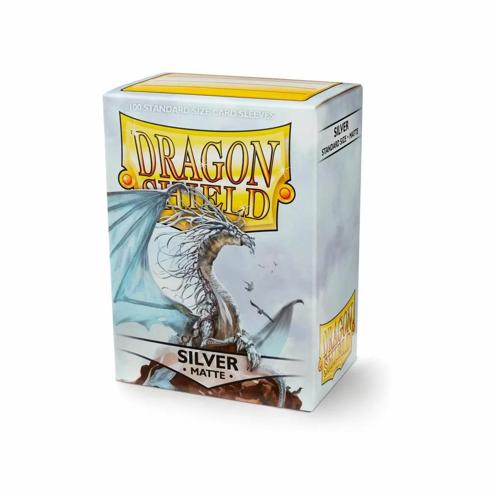 Dragon Shield Matte Sleeves - Silver 100ct