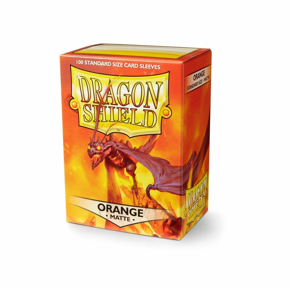 Dragon Shield Matte Sleeves - Orange 100ct