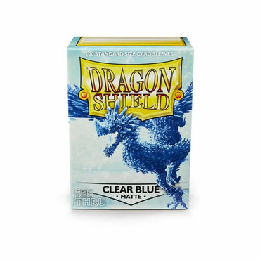 Dragon Shield Matte Sleeves - Clear Blue 100ct