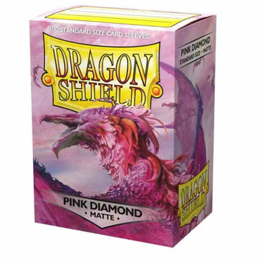 Dragon Shield Matte Sleeves - Pink Diamond 100ct