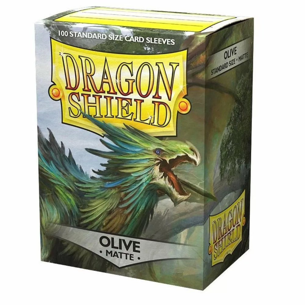 Dragon Shield Matte Sleeves - Olive 100ct