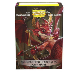 Dragon Shield Matte Art Sleeves - Valentine Dragon